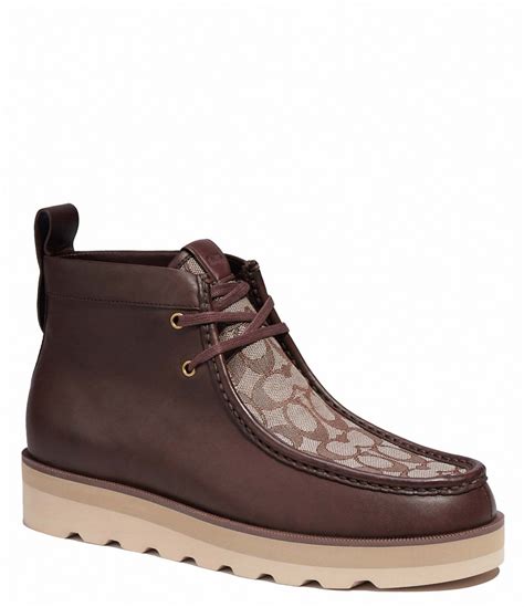 dillard's coach boots